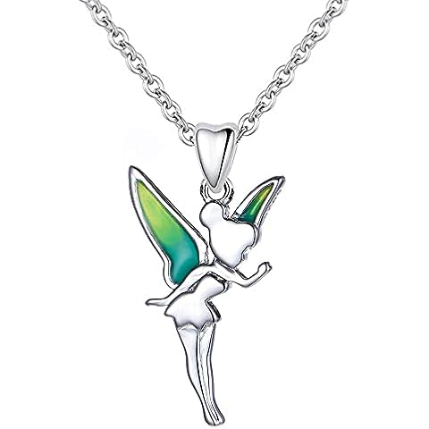 LSDesigns Fairy Necklace & Pendant Charm - Tinkerbell S925 Sterling Silver for Women's - Gift boxed Cover