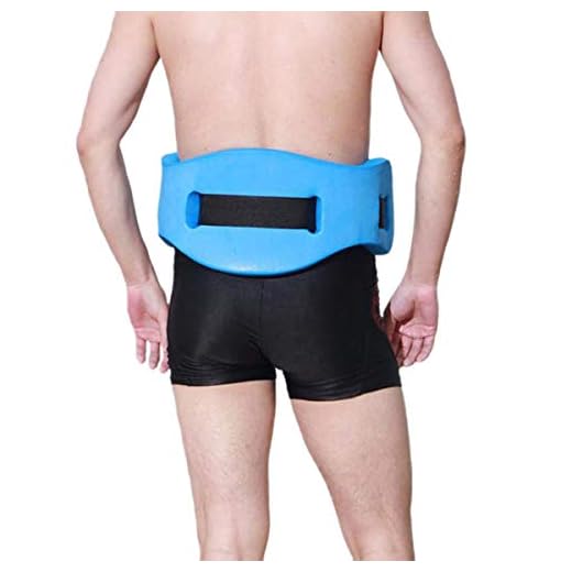 Protection Aqua Fitness Foam Flotation Aid, Swim Floating Back Belt, Water Aerobics Exercise Belt, Swim Training Equipment for Low Impact Swimming Pool Workouts