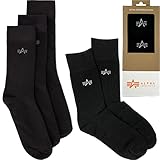 Alpha Industries Basic Socks 3 Pack Socken für Herren Black