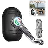 Generic Patio Umbrella Accessories, Outdoor Patio Umbrella Replacement Parts, Lifting Fixed Handle Elbow Steering Bracket, Garden Umbrellas Tilt Mechanism Crank for Garden Party Balcony