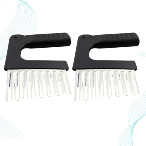 2 cortadores ondulados de acero inoxidable para papas miniatura 3