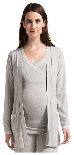 Noppies - Cardigan Premaman, manica lunga, donna