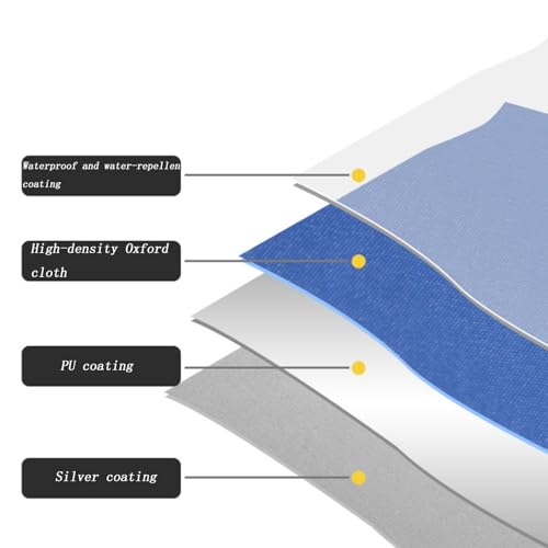 Auvent pour parasol de table d'extérieur de rechange adapté à une utilisation à la plage - 4