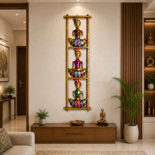 Image of Bharat Art Neno Sardar Frame Wall Art | Decorative Metal Wall Hanging for Living Room Bedroom Hallway Office | Artistic Home Decor Accent | Handmade Wall Decoration | 8 x 2.5 x 28.5 Inch | W202 (B)