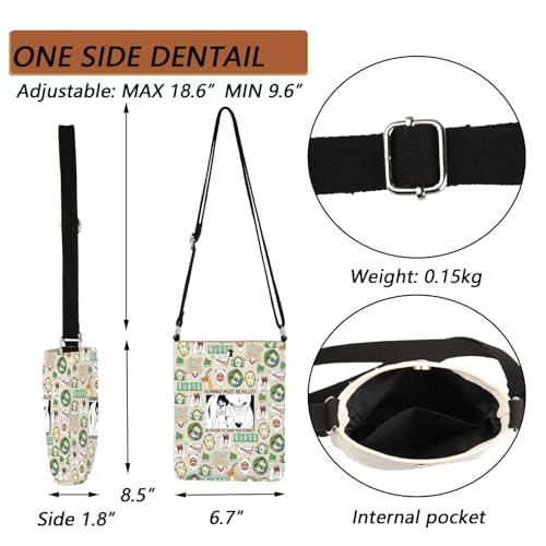 MBMSO Anime Lovers Crossbody Bag Wolf Princess San Gift for Anime Manga Fan Kodama Forest Spirit Gift Elves Mask Dagger Purse2