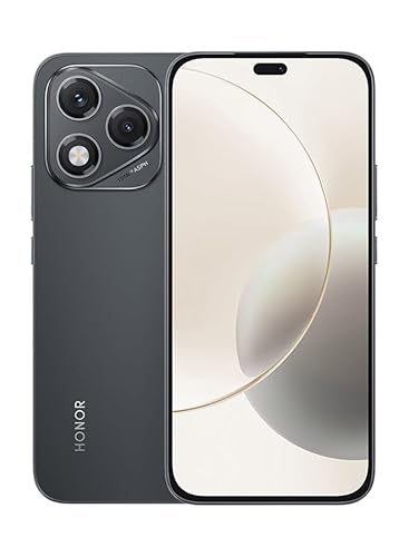 جوال 400 لايت ثنائي شرائح الاتصال يدعم شبكة الجيل الخامس 5G بذاكرة رام 8 جيجابايت ومساحة تخزين 256 جيجابايت من هونر، لون فيلفيت بلاك