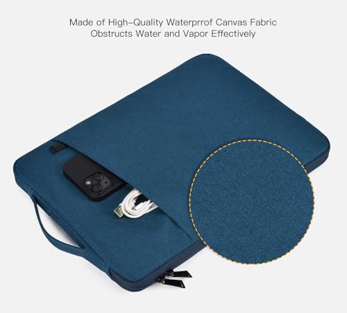 Image of Laptop Sleeve 14 Inch Computer Case Bag for 15 inch New MacBook Air M4 A3241 M3 A3114 M2 A2941 2025-2023, HP Lenovo Acer ASUS Chromebook 14, Atrovirens