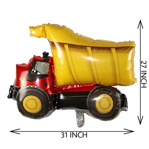 Image of Party Decorz Truck Foil Balloon Big Size(27X31 Inch,1 Pcs) Vehicles /Transportation Foil Balloon For Children Birthday Party Decoration
