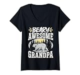 Photo Gallery donna beary awesome grandpa maglietta con collo a v Photo Gallery donna beary awesome grandpa maglietta con collo a v
