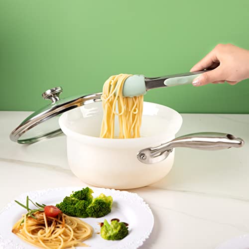 Morejoy Nonstick Saucepan With Lid (2 Qt) - Non Toxic, Ptfe & Pfoa Free - Nonstick Pot Made Of Silica Stone - Glass Saucepan - Multipurpose Pots Use For Kitchen Or Restaurant, Christmas Gift #TOP4