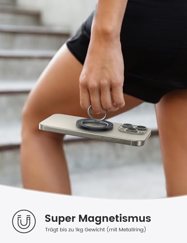 Lamicall Handy Ring Halterung Magnetisch für MagSafe Ring, Fingerhalter – Ansicht 3