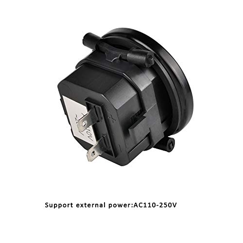 Round Quartz Mechanical Engine Hour Meter Used for Generators Ramming Machines Electric Floor Washers Floor Polisher Lawn Mowers AC110V-250V