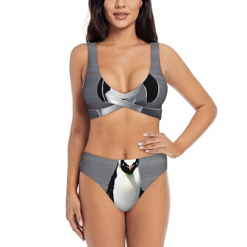 Bikini gainant pingouin pour femme : sublimez votre silhouette avec ce maillot 2 pièces confort