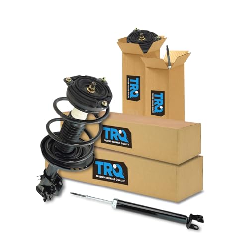 Image of TRQ Front and Rear Complete Strut Assembly & Shock Absorber Kit Complete Strut & Coil Spring Assembly Compatible with 2013-2018 Nissan Altima