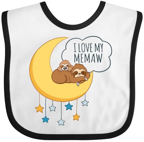 inktastic I Love My Memaw Baby Bib