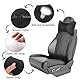 Tolenre Auto Kopfstütze PU Leder Komfortabel Auto Nackenkissen 28x18cm Autositz Kopf Nackenstütze Kissen Atmungsaktiv Autokissen Leder Anti Müdigkeit Kissen Stoßdämpfung Auto Zubehör (Beige)