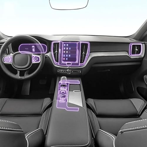 Film protection TPU anti-rayures transparent pour console Volvo S60