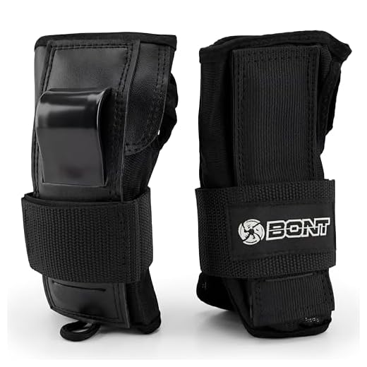 Bont Adult Wrist Guard Skate Pads Protection for Roller Derby, Roller Skate, Park Skate, Ice Skate, Skateboard, Scooter (Medium)