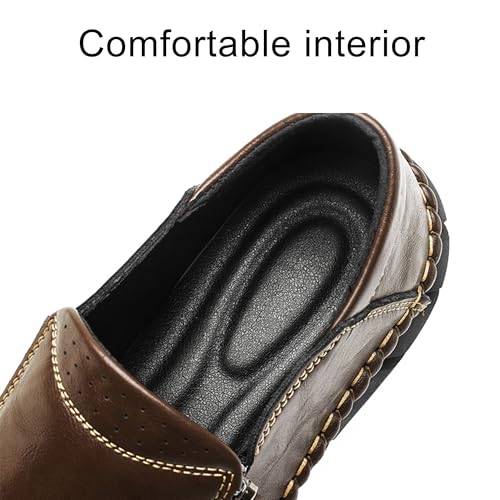 Mens Casual Loafers Shoes Breathable Slip-on Fashion Walking Shoes Business Sneakers Ofice Work Driving Dress Shoes4