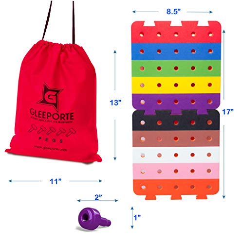 Patterned Stacking Peg Board Set Toy | Jumbo Pack | Montessori Occupational Therapy Early Learning for Fine Motor Skills, Ideal for Toddlers and Preschooler, Includes 50 Plastic Pegs & 2 Boards
