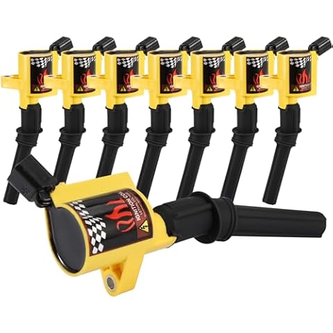B4B BANG 4 BUCK DG508 8 Pack Ignition Coils High Performance Multispark Blaster Epoxy 15% More Energy Fit for Ford 4.6L 5.4L V8 Cover