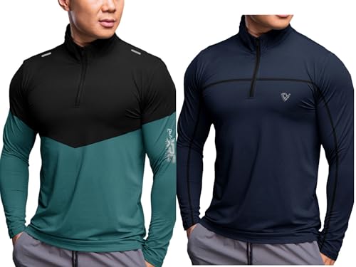 Image of Noble Monk Men's Active wear Regular Fit T Shirt |Full Sleeves |Casual T-Shirt for Men
