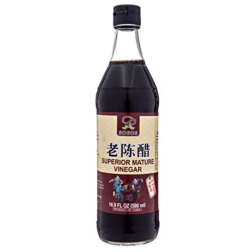 Soeos Chinkiang Vinegar 16.9 fl oz (500ml), 3 Years Aged, Naturally