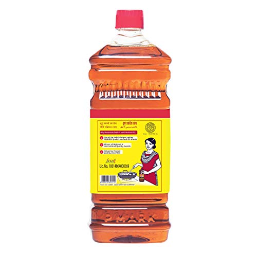 Image of P MARK SINCE 1933 P Mark Mustard Oil Kachi Ghani 1 Litre