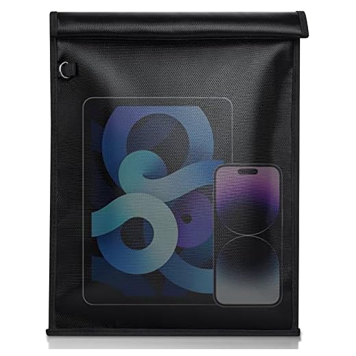 Simket Faraday Bags for Tablets 10"x15"(1 Pack) Signal Blocking Faraday Cage, Cell Phone Signal Blocker, Anti-Tracking RFID Faraday Pouch, Blocking All Tpye of Signal Bag