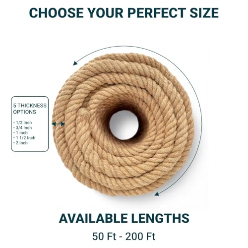 Yute de cáñamo cordón resistente, cuerda ecológica para jardín 7