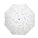 Maibar Ombrelle Anti UV Parapluies Pliants Dames Ombrelle Femme Pliant été Sun Proof Triple UV Protection Begonia Parasols de Parapluies pour Femmes (Beige)