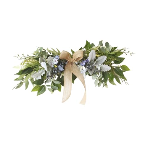jojomis Artificial Flower Swag Wedding Arch Flowers Floral Decoration Green Leaves Spring for Reception Wall Holidays Ceremony Decor