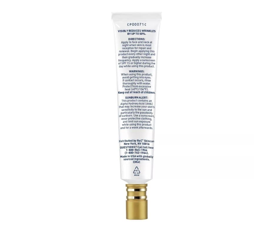 RoC Retinol Correxion Deep Wrinkle Night Cream 1 fl oz - Image 8