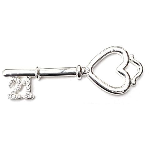 equilibrium Silver Plated Keepsake Key 21st Birthday Cover