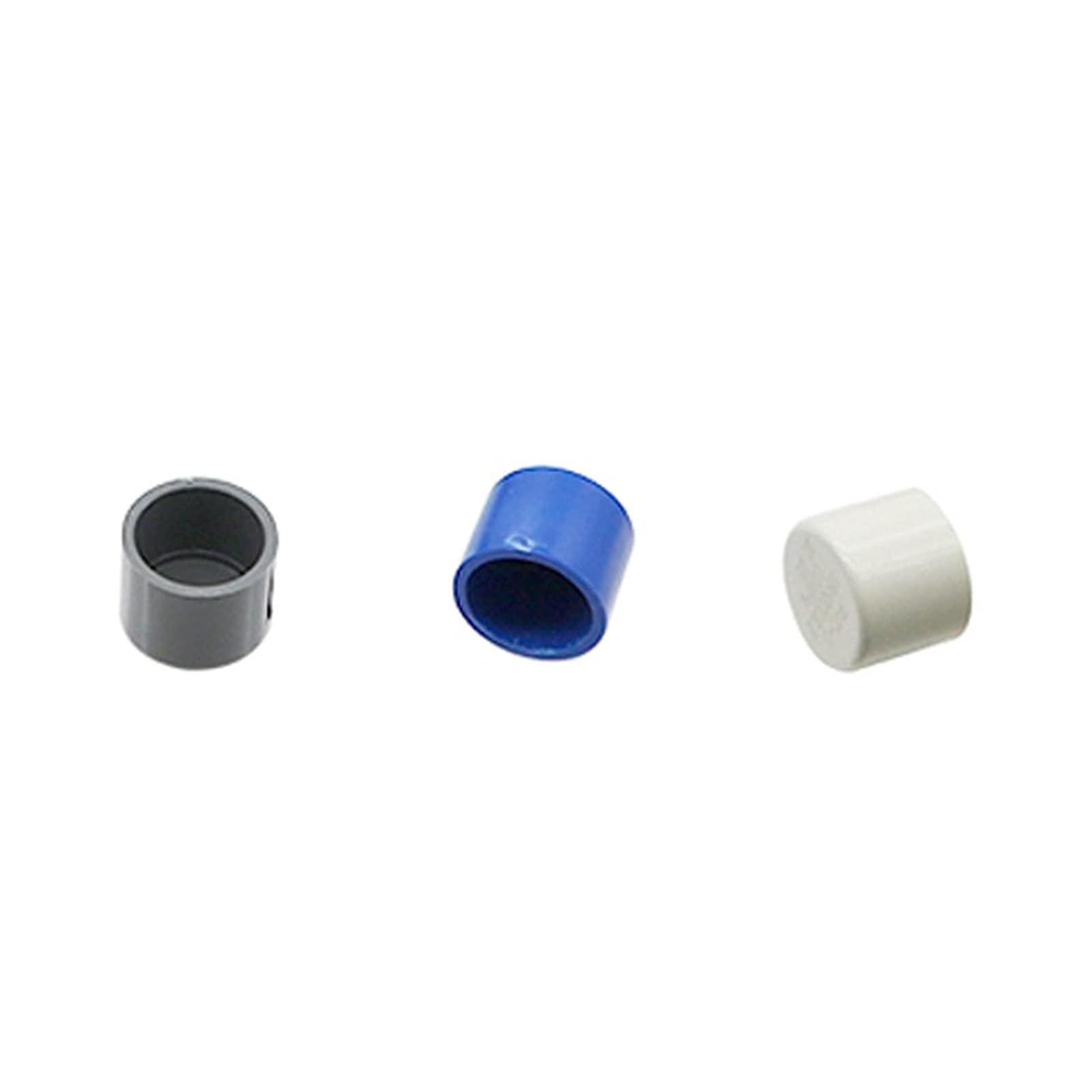 Bouchon d'extrémité de tuyau en PVC 20 mm robuste pour joint de tuyauterie durable et étanche