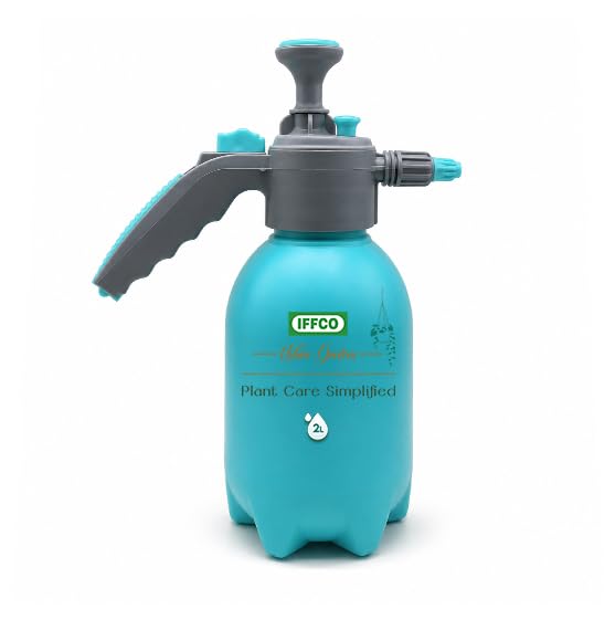 IFFCO Urban Gardens - Pressure Sprayer 2 Litre - Spray Bottle for Plants & Home Gardening - Adjustable Nozzle Water Mister - Premium & Durable Sprayer for Home, Garden & Car Washing-image-47