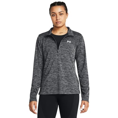 Sweat anti-froid demi-fermeture éclair texturée Tech femme léger