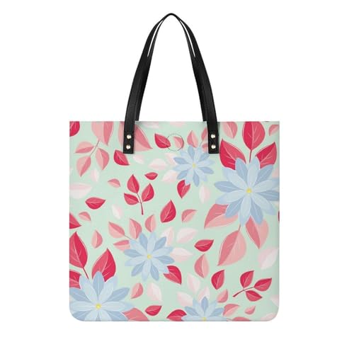 Tote bag fleurs femmes sac de plage et de vacances romantique