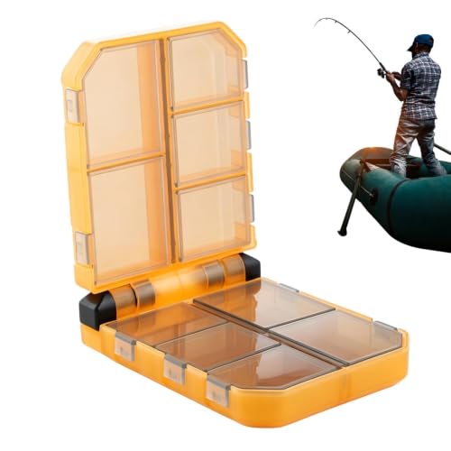 Fishing Lure Box Portable Foldable Case Double Level Large