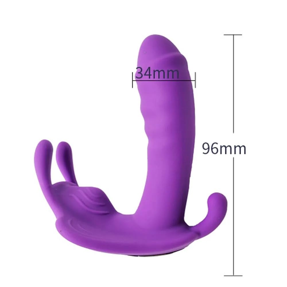 Vibratore Potenti vibratori indossabili con vibratore Per Massaggio punto G donna Telecomando Gel di silice Vibratore a farfalla Giocattoli sessuali Per Massaggio clitoride donna