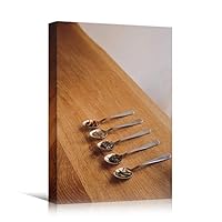 Canvas Wall Art Spices Farmhouse/Country Food Fun Kitchen Multicolor Photography Spices - 12x18 inches