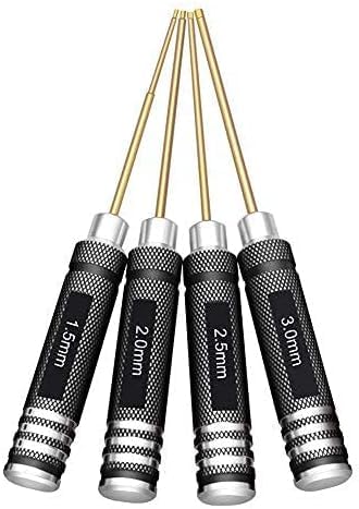 4pcs Hex Screw Driver Set Titanium Hexagon Screwdriver Wrench Tool Kit - Image 7