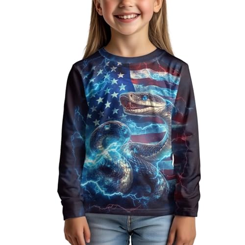 Uourmeti Long Sleeve Tops for Boys Graphic T Shirts Teen Girls Active Pullover Tees2