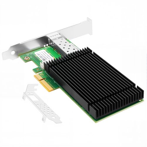 Image of Vogzone 25GbE NIC Card for Mellanox MCX4111A-SFP28-X4, PCIe 3.0 x4 25Gb Ethernet NIC with Mellanox ConnectX-4 Lx Chipset, Single SFP28 Network Card Support RDMA