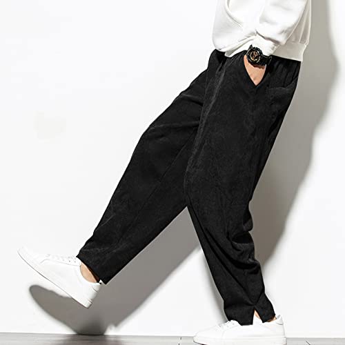 Pantalones de chándal cómodos de ajuste relajado contra el calor 3