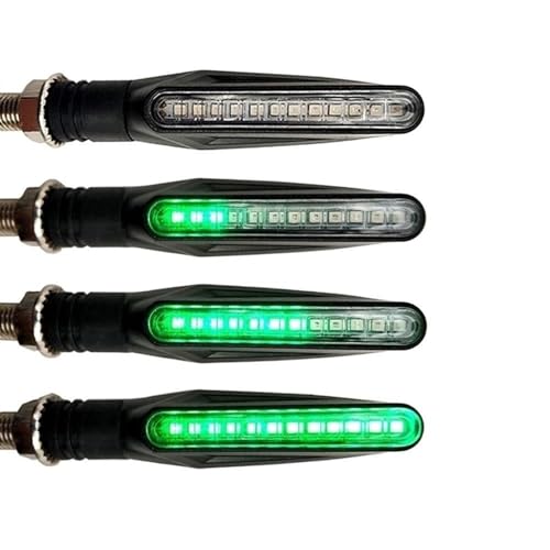 �����v���i �ɓK������X�Y�L DL 650 DL650/V-STROM DR S/SE 650S DR650SE SV SV650S SV650/S B-KING �I�[�g�o�C�^�[���V�O�i�����C�g�_�ŐM�������v(Green Two pairs)