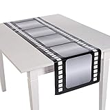 Fun Express Movie Night Table Runner - Film Party Supplies and Décor - Party Kitchen Dining Home Decoration - Decoration for Home Party Decor - VBS Vacation Bible School Supplies/Decor