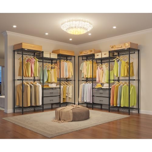 Image of VIPEK V20 Plus Clothes rack for Bedroom /Walk-in Closet, Black
