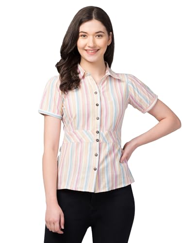 ZUVINO Women’s Formal Shirt Top | Casual Office & Summer Cotton Wear | Plus Size Tops
