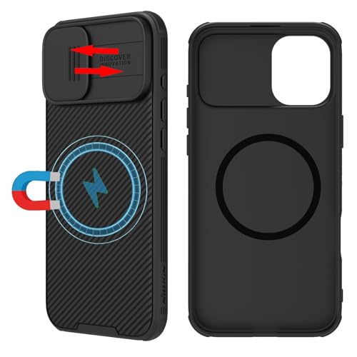 teroxa iPhone 16 Plusp }OlbgtP[X MagSafeΉ XChJo[ JYvCoV[ی \tgTPUop[ n[hPCobNVF R[i[ ϏՌGAobO (ubN)